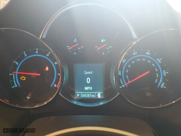 2012 Chevrolet Cruze LT w/1LT with VIN 1G1PF5SC4C7215130, listed as a Copart auction lot 60467484 with 99,287 mi miles and Salvage Title. Bid and sale history available at carsss.com. Image 9.