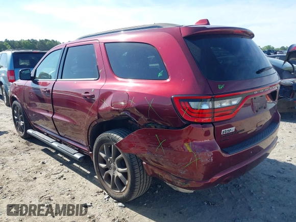 2017 Dodge Durango GT z VIN 1C4RDJDG6HC871911, wystawiony jako IAAI lot #42286368 z przebiegiem 62 500 mil mil oraz . Historia ofert i sprzedaży dostępna na DreamBid. Obrazek 3.
