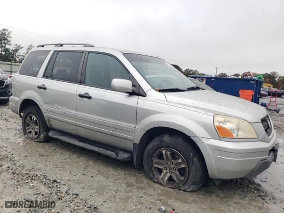 2005 Honda Pilot EX-L with RES with VIN 5FNYF18665B006393, listed as a Copart auction lot 77927164 with 225,911 mi miles and Salvage Title. Bid and sale history available at carsss.com. Image 4.