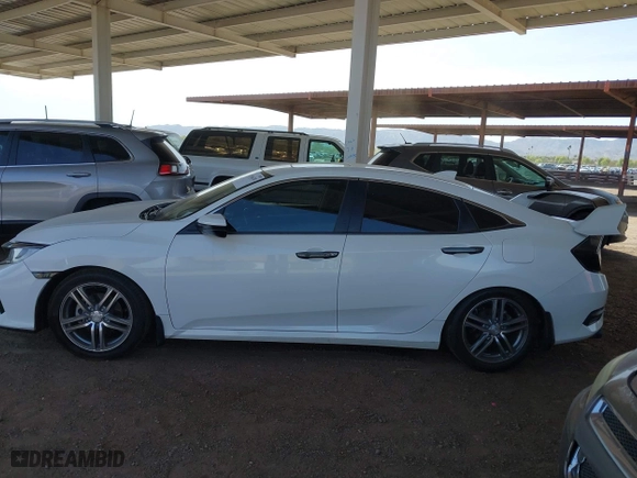 2018 Honda Civic Sedan EX-L with VIN JHMFC1F72JX011410, listed as a IAAI auction lot 41936438 with 76,543 mi miles. Bid and sale history available at carsss.com. Image 14.