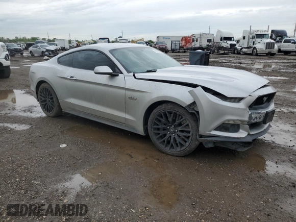 2017 Ford Mustang GT with VIN 1FA6P8CF4H5210027, listed as a Copart auction lot 51072245 with 106,719 mi miles and Salvage Title. Bid and sale history available at carsss.com. Image 4.