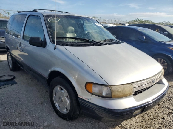 1993 Mercury Villager Wagon GS with VIN 4M2DV11W4PDJ02104, listed as a Copart auction lot 75101504 with 59,973 mi miles and Salvage Title. Bid and sale history available at carsss.com. Image 4.