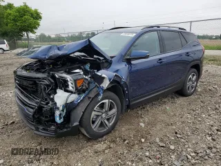 2022 GMC Terrain SLT with VIN 3GKALVEVXNL241463, listed as a Copart auction lot 58688225 with 43,051 mi miles and Salvage title. Bid and sale history available at DreamBid. Image 1.