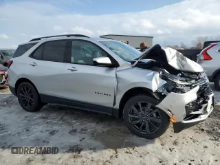 2022 Chevrolet Equinox RS with VIN 3GNAXWEV1NS106987, listed as a Copart auction lot 65253865 with 29,171 mi miles and Non repairable. Bid and sale history available at DreamBid. Image 4.