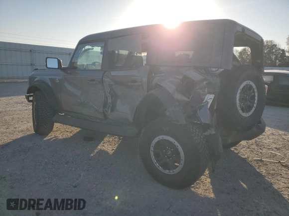 2021 Ford Bronco с VIN 1FMEE5DP7MLB03461, выставлен на аукционе Copart как лот 38855184 с пробегом 6 684 миль миль и Списание • Salvage title. История ставок и продаж доступна на DreamBid. Изображение 2.