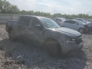 2024 Ford Maverick XLT with VIN 3FTTW8H34RRB36752, listed as a Copart auction lot 57611195 with 4,568 mi miles and Salvage title. Bid and sale history available at DreamBid. Image 4.