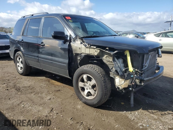 2008 Honda Pilot EX-L with VIN 5FNYF28768B000869, listed as a Copart auction lot 45556135 with 183,496 mi miles and Salvage Title. Bid and sale history available at DreamBid. Image 4.