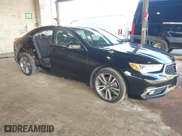2020 Acura TLX w/Technology Pkg with VIN 19UUB2F41LA005077, listed as a IAAI auction lot 41817342 with 43,305 mi miles. Bid and sale history available at carsss.com. Image 1.