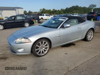 2007 Jaguar XK with VIN SAJDA44B075B01008, listed as a Copart auction lot 69111284 with 0 mi miles and Salvage Title. Bid and sale history available at carsss.com. Image 1.