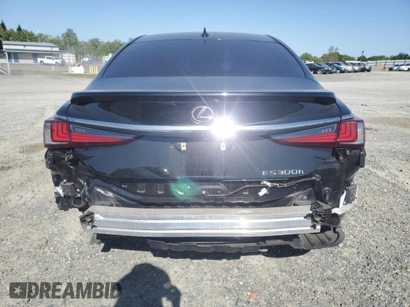 2024 Lexus ES with VIN 58ADA1C14RU037622, listed as a Copart auction lot 53153705 with 24,476 mi miles and Salvage Title. Bid and sale history available at carsss.com. Image 6.