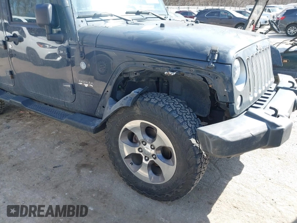 2016 Jeep Wrangler Unlimited 75th Anniversary with VIN 1C4BJWEG9GL250408, listed as a IAAI auction lot 41793706 with 102,436 mi miles. Bid and sale history available at carsss.com. Image 6.