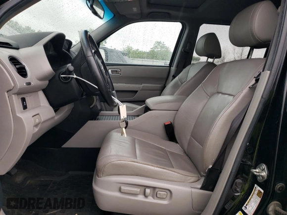 2012 Honda Pilot EX-L with VIN 5FNYF4H58CB041202, listed as a Copart auction lot 61659015 with 192,475 mi miles and Clean title. Bid and sale history available at DreamBid. Image 7.