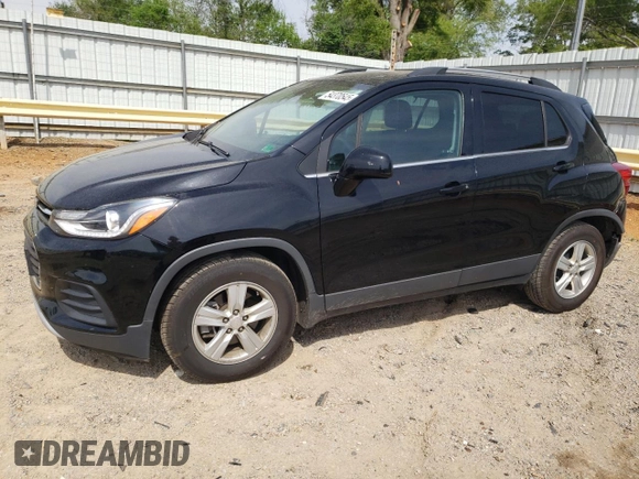 2020 Chevrolet Trax LT z VIN 3GNCJLSB2LL183779, wystawiony jako Copart lot #54370545 z przebiegiem 104 241 mil mil oraz Szkoda całkowita • Salvage title. Historia ofert i sprzedaży dostępna na DreamBid. Obrazek 1.
