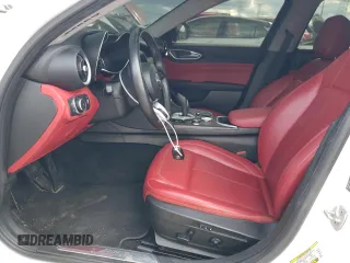 2020 Alfa Romeo Giulia Ti with VIN ZARFANBN2L7636661, listed as a Copart auction lot 69592394 with 53,731 mi miles and Salvage Title. Bid and sale history available at carsss.com. Image 7.