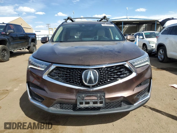 2019 Acura RDX Advance with VIN 5J8TC2H70KL023590, listed as a Copart auction lot 53158465 with 84,231 mi miles and Salvage Title. Bid and sale history available at DreamBid. Image 5.