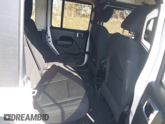 2022 Jeep Wrangler Unlimited Willys Sport with VIN 1C4HJXDN8NW267826, listed as a IAAI auction lot 41513056 with 34,716 mi miles and . Bid and sale history available at DreamBid. Image 8.