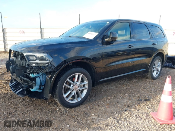 2022 Dodge Durango GT Plus z VIN 1C4RDJDG8NC182559, wystawiony jako IAAI lot #40944833 z przebiegiem 57 007 mil mil oraz . Historia ofert i sprzedaży dostępna na DreamBid. Obrazek 2.