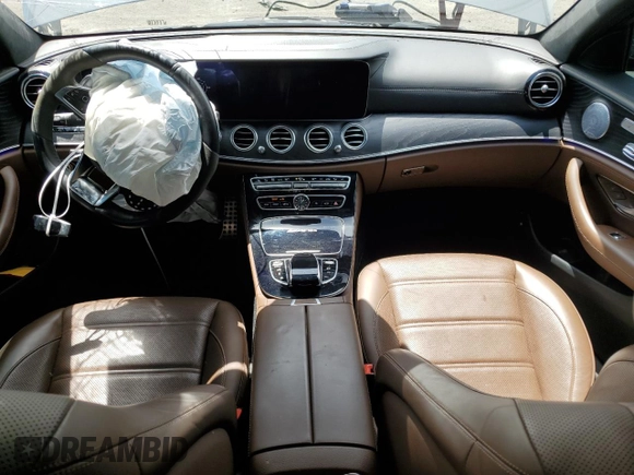 2018 Mercedes-Benz E-Class AMG E 63 S with VIN WDDZF8KB8JA258044, listed as a Copart auction lot 58792094 with 0 mi miles and Salvage Title. Bid and sale history available at carsss.com. Image 8.