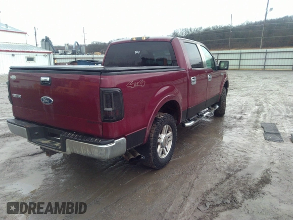 2005 Ford F-150 XLT with VIN 1FTPW14565KE49963, listed as a IAAI auction lot 41709433 with 202,322 mi miles. Bid and sale history available at carsss.com. Image 4.