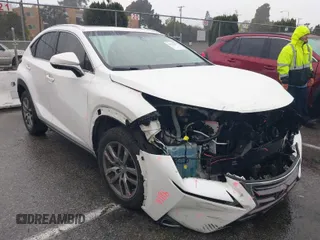 2015 Lexus NX 200t with VIN JTJYARBZ7F2000698, listed as a IAAI auction lot 41547152 with 106,810 mi miles. Bid and sale history available at carsss.com. Image 1.