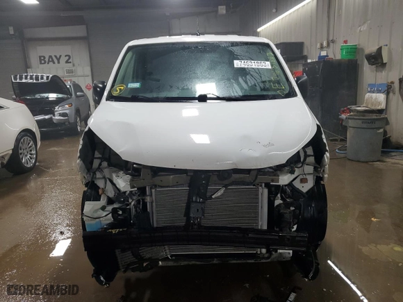 2015 Nissan NV200 S with VIN 3N6CM0KN7FK691603, listed as a Copart auction lot 74631863 with 146215 miles and Salvage Title. Bid and sale history available at carsss.com. Image 5.