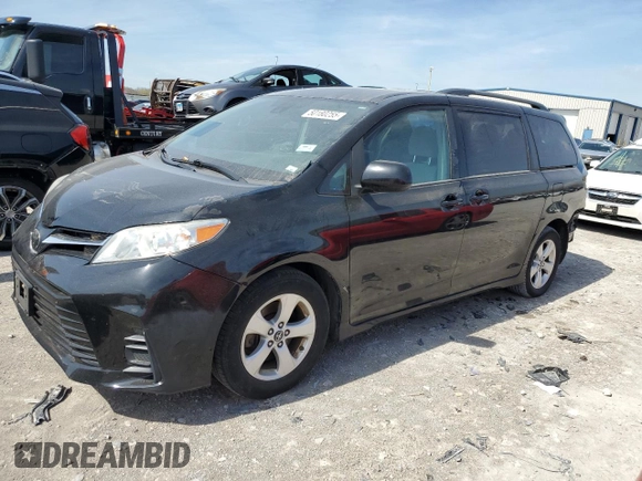 2018 Toyota Sienna LE Auto Access Seat with VIN 5TDKZ3DC5JS907703, listed as a Copart auction lot 50180255 with 83,551 mi miles and Salvage title. Bid and sale history available at DreamBid. Image 1.