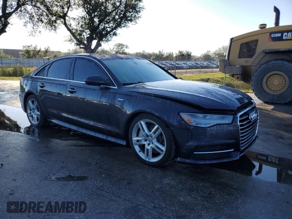 2016 Audi A6 3.0T Premium Plus with VIN WAUFGAFC9GN018794, listed as a Copart auction lot 72706202 with 72,195 mi miles. Bid and sale history available at carsss.com. Image 4.