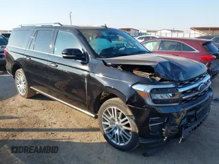 2024 Ford Expedition Max Limited with VIN 1FMJK2A80REA34630, listed as a IAAI auction lot 40479337 with 24,103 mi miles and . Bid and sale history available at DreamBid. Image 1.