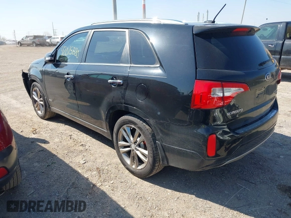 2014 Kia Sorento SX z VIN 5XYKWDA70EG455636, wystawiony jako IAAI lot #42015880 z przebiegiem 211 075 mil mil oraz . Historia ofert i sprzedaży dostępna na DreamBid. Obrazek 3.