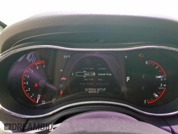 2015 Dodge Durango R/T with VIN 1C4SDHCT9FC916636, listed as a Copart auction lot 61754135 with 201,678 mi miles and Salvage title. Bid and sale history available at DreamBid. Image 9.