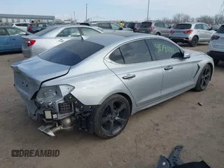 2019 Genesis G70 2.0T Advanced with VIN KMTG44LA2KU034212, listed as a IAAI auction lot 41780111 with 48,222 mi miles. Bid and sale history available at carsss.com. Image 4.