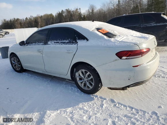 2020 Volkswagen Passat 2.0T S with VIN 1VWAA7A34LC002725, listed as a Copart auction lot 89386975 with 0 mi miles and Salvage Title. Bid and sale history available at carsss.com. Image 2.