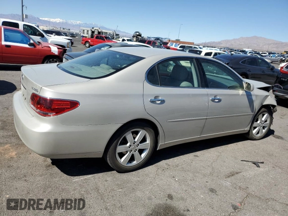 2005 Lexus ES 330 with VIN JTHBA30G655116705, listed as a Copart auction lot 49739605 with 74,077 mi miles and Salvage Title. Bid and sale history available at carsss.com. Image 3.