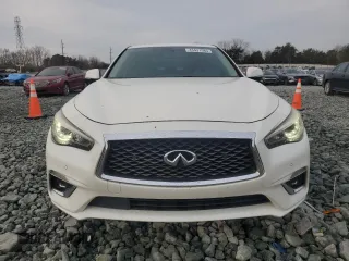 2018 Infiniti Q50 3.0t LUXE with VIN JN1EV7AP5JM353889, listed as a Copart auction lot 43431985 with 122,670 mi miles and Salvage Title. Bid and sale history available at carsss.com. Image 5.