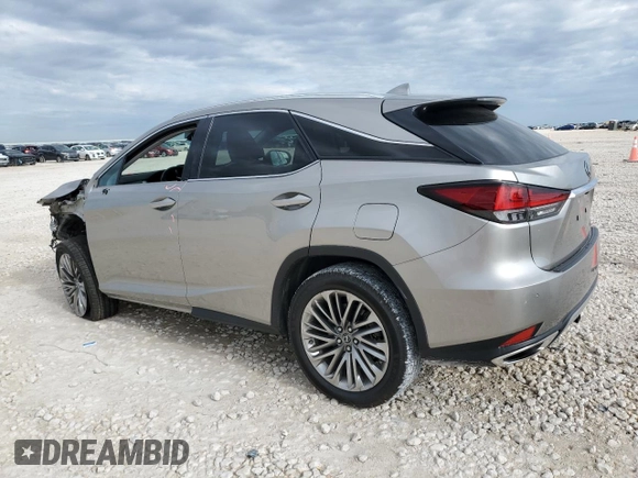 2021 Lexus RX 350 with VIN 2T2JZMAA7MC188225, listed as a Copart auction lot 55760085 with 66,994 mi miles and Salvage Title. Bid and sale history available at DreamBid. Image 2.