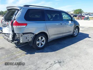 2012 Toyota Sienna LE AAS with VIN 5TDKK3DC6CS189747, listed as a IAAI auction lot 41857367 with 205,376 mi miles and . Bid and sale history available at DreamBid. Image 4.