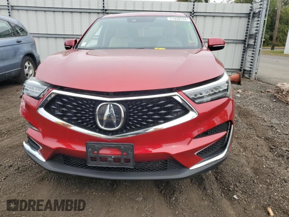 2020 Acura RDX w/Technology Pkg with VIN 5J8TC2H55LL008566, listed as a Copart auction lot 71938734 with 60,735 mi miles and Salvage Title. Bid and sale history available at carsss.com. Image 5.