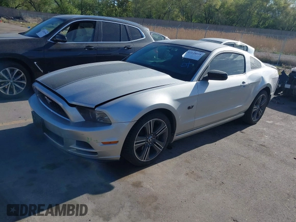 2013 Ford Mustang V6 with VIN 1ZVBP8AM1D5279453, listed as a IAAI auction lot 42128058 with 93,105 mi miles and . Bid and sale history available at DreamBid. Image 2.