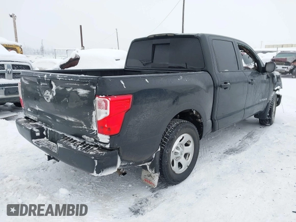 2017 Nissan Titan S with VIN 1N6AA1EJ8HN554987, listed as a IAAI auction lot 41517292 with Not Provided miles. Bid and sale history available at carsss.com. Image 4.