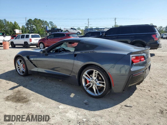 2014 Chevrolet Corvette Z51 2LT with VIN 1G1YJ2D75E5127249, listed as a Copart auction lot 71869424 with 34,818 mi miles and Non repairable. Bid and sale history available at DreamBid. Image 2.