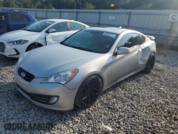 2011 Hyundai Genesis Coupe Grand Touring with VIN KMHHU6KH9BU047077, listed as a Copart auction lot 66956214 with 157,136 mi miles and Salvage title. Bid and sale history available at DreamBid. Image 1.