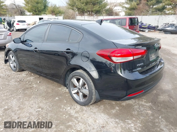 2018 Kia Forte LX with VIN 3KPFL4A7XJE281866, listed as a IAAI auction lot 41506327 with 70,579 mi miles and . Bid and sale history available at DreamBid. Image 3.