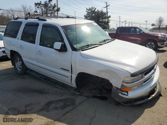 2001 Chevrolet Tahoe LT with VIN 1GNEK13T11J308275, listed as a Copart auction lot 48023235 with 81,516 mi miles and Salvage Title. Bid and sale history available at carsss.com. Image 4.