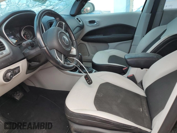 2020 Jeep Compass Altitude with VIN 3C4NJCBB1LT154775, listed as a Copart auction lot 86692814 with 21,099 mi miles and Non Repairable. Bid and sale history available at carsss.com. Image 7.