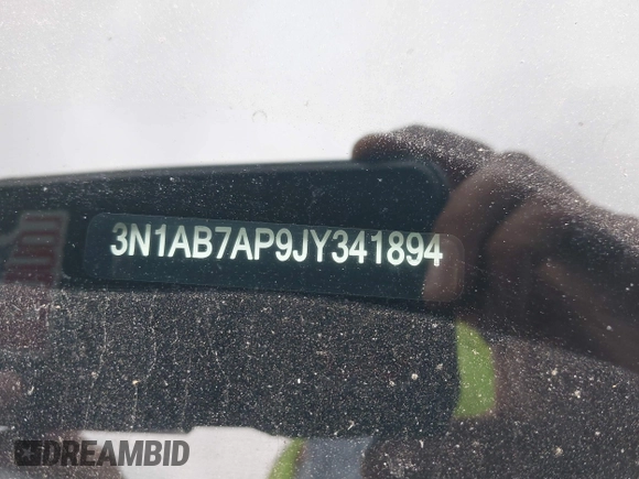 2018 Nissan Sentra SV z VIN 3N1AB7AP9JY341894, wystawiony jako IAAI lot #42269898 z przebiegiem 72 498 mil mil oraz . Historia ofert i sprzedaży dostępna na DreamBid. Obrazek 9.