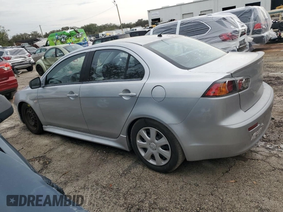 2012 Mitsubishi Lancer ES with VIN JA32U2FU4CU022016, listed as a Copart auction lot 81498494 with 138,290 mi miles and Salvage Title. Bid and sale history available at DreamBid. Image 2.