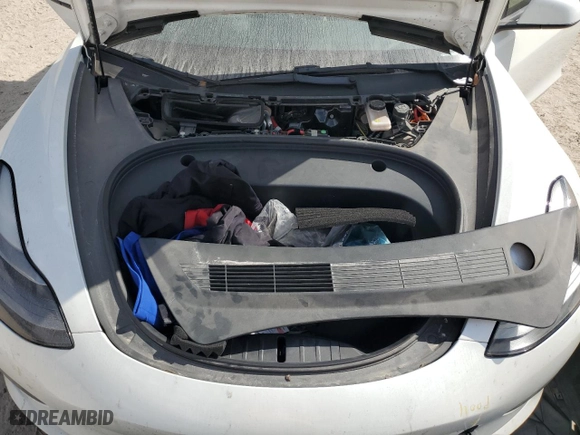 2022 Tesla Model 3 with VIN 5YJ3E1EA8NF348918, listed as a Copart auction lot 75964454 with 46,398 mi miles and Salvage Title. Bid and sale history available at carsss.com. Image 12.