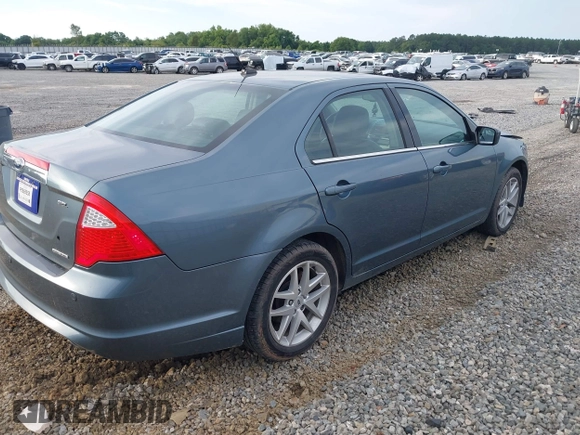 2012 Ford Fusion SEL with VIN 3FAHP0JG1CR106090, listed as a IAAI auction lot 39492904 with 120,721 mi miles. Bid and sale history available at carsss.com. Image 4.