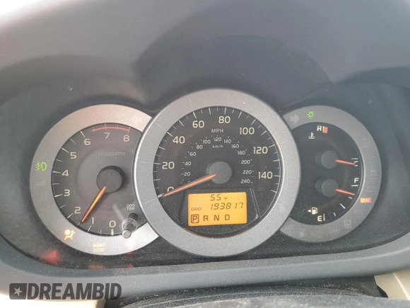 2009 Toyota RAV4 Ltd with VIN JTMZK31V595025389, listed as a Copart auction lot 45314695 with 193,817 mi miles and Salvage Title. Bid and sale history available at carsss.com. Image 9.