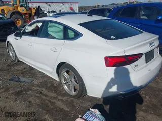 2021 Audi A5 Sportback S line Premium with VIN WAUDACF57MA015997, listed as a IAAI auction lot 41101922 with 80,515 mi miles. Bid and sale history available at carsss.com. Image 3.